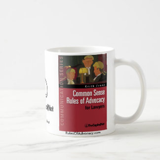 Menschenverstand-Regeln der Befürwortungs-Tasse Kaffeetasse