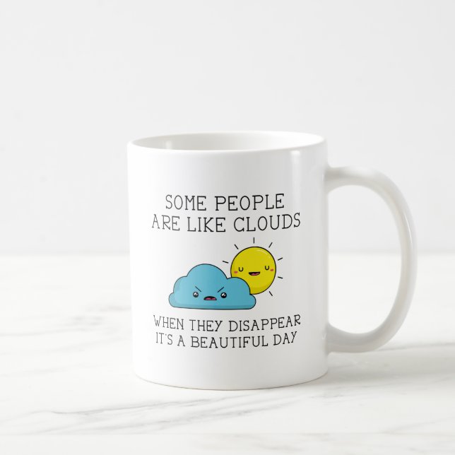 Menschenwolken Kaffeetasse (Rechts)