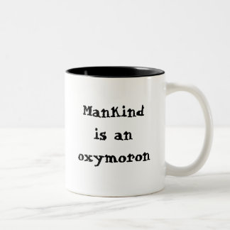 Menschheit Zweifarbige Tasse