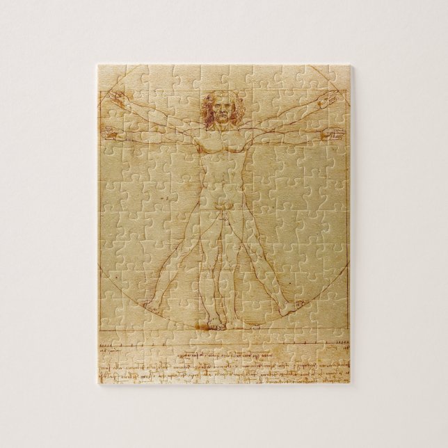 Menschliche Anatomie, Vitruvian Mann durch (Vertikal)
