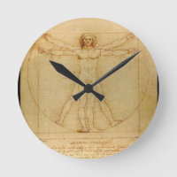 Menschliche Anatomie, Vitruvianischer Mann von Leo