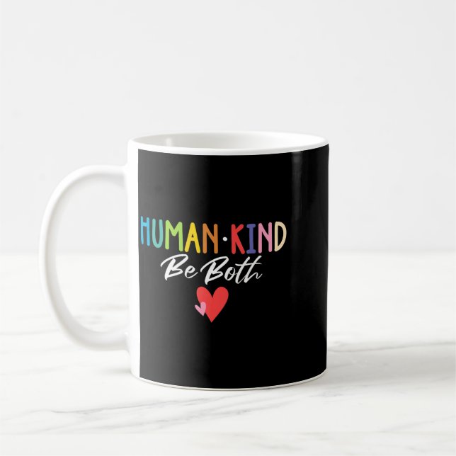 Menschliche Art soll sowohl Freundlichkeit Empathi Kaffeetasse (Links)