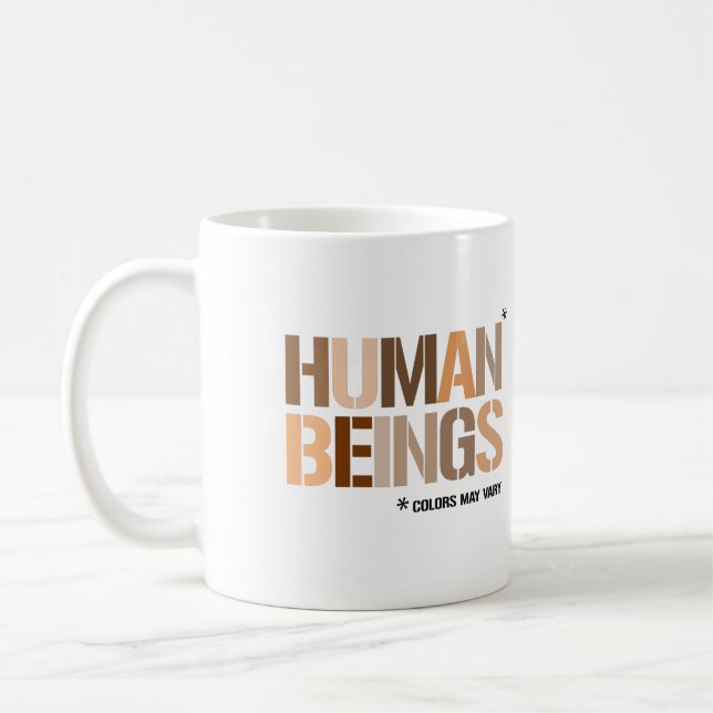 MENSCHLICHE EINRICHTUNGEN: Farben können variieren Kaffeetasse (Links)