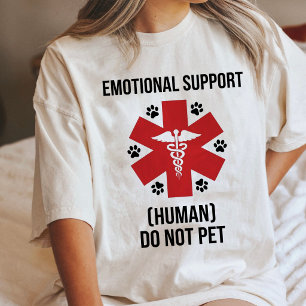 Menschliche emotionale Unterstützung - Nicht strei Tri-Blend Shirt