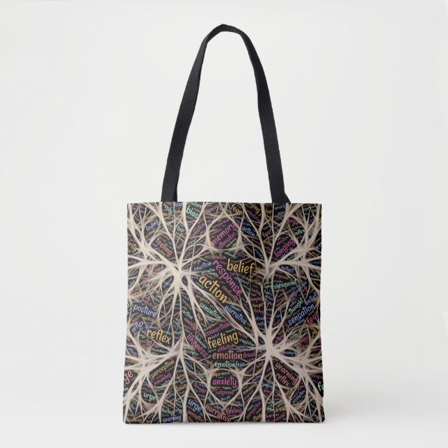 Menschliche Erfahrung Inspiration Word Art Tasche (Vorderseite)