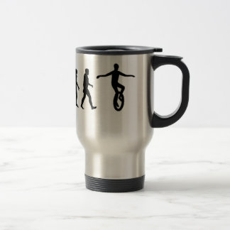 Menschliche Evolution: Berg Unicycling (städtisch) Reisebecher