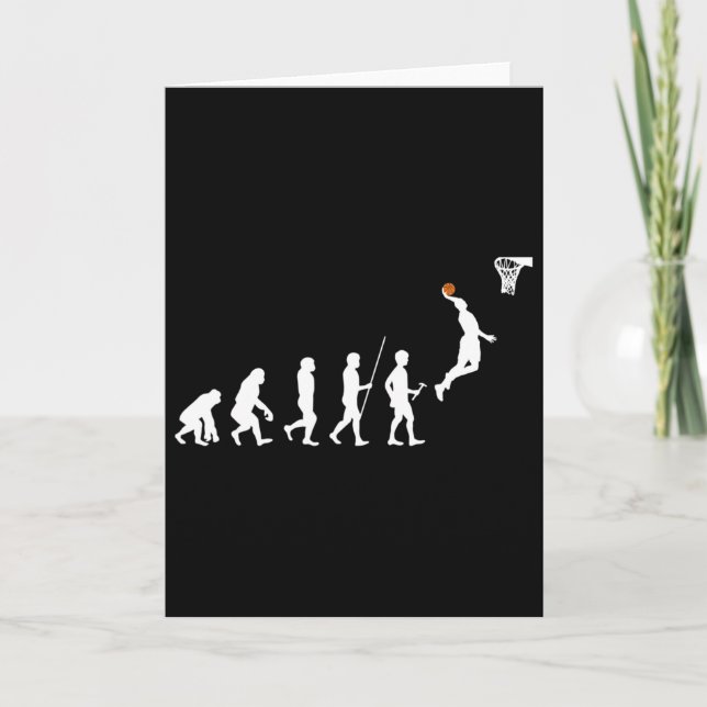 Menschliche Evolution Bysketbyll Karte (Vorderseite)