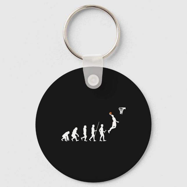 Menschliche Evolution Bysketbyll Schlüsselanhänger (Vorderseite)