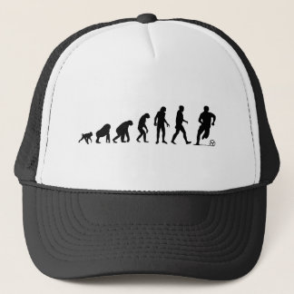 Menschliche Evolution: Fußball-Hut Truckerkappe