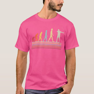 Menschliche Evolution neigt zu Bogenschießen T-Shirt