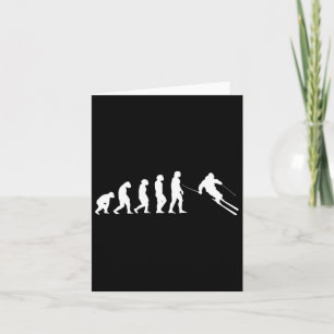 Menschliche Evolution Skifahren Snowboarden Karte