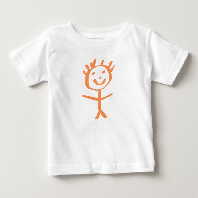 menschliche Figur Baby T-shirt (Vorderseite)