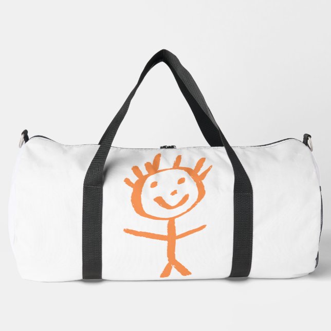 menschliche Figur Duffle Bag (Vorderseite)