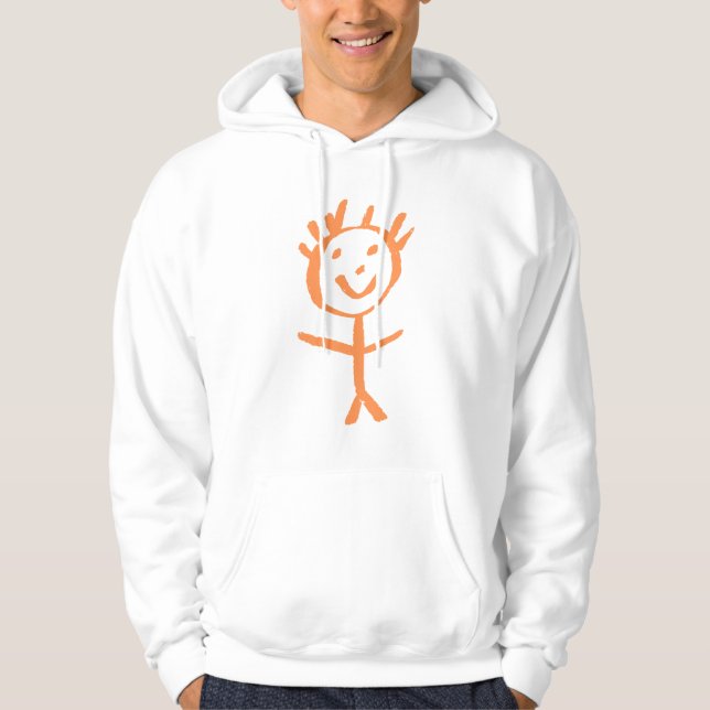 menschliche Figur Hoodie (Vorderseite)