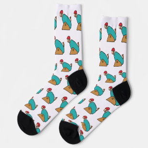 Menschliche Kanonenkugel Socken
