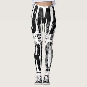 MENSCHLICHER FEHLER Industrielle brutalistische Leggings