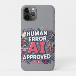 Menschlicher Fehler KI-Approved Digitalkunst Case-Mate iPhone Hülle