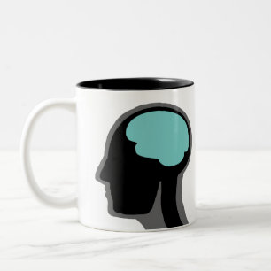 Menschlicher Geist Becher Zweifarbige Tasse