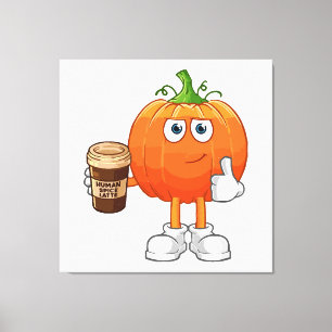 Menschlicher Gewürz-Latte Leinwanddruck