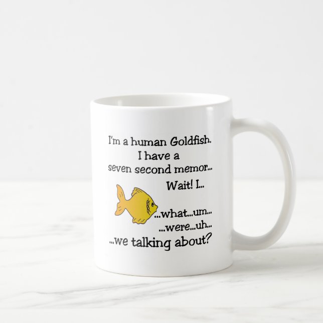 Menschlicher Goldfisch Kaffeetasse (Rechts)