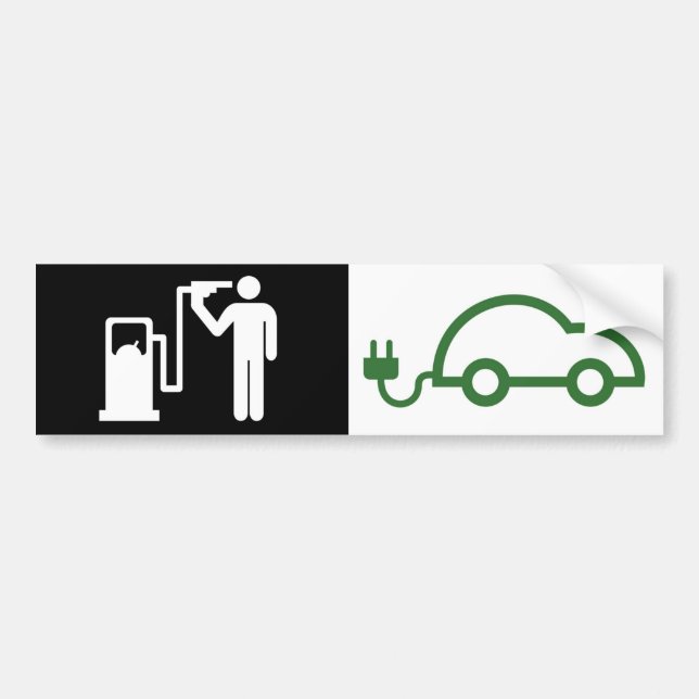 Menschlicher Ikonen-Kamikazebrennstoffsüchtiger Autoaufkleber (Vorne)