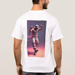 menschlicher Körper tanzt im Hip-Hop-Stil T-Shirt