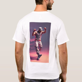 menschlicher Körper tanzt im Hip-Hop-Stil T-Shirt