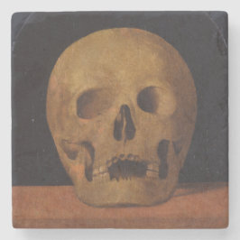 Menschlicher Schädel (von Mariotto Albertinelli) Steinuntersetzer