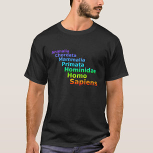 Menschlicher Taxonomie-T - Shirt