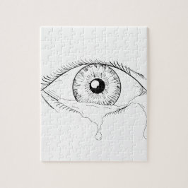 Menschliches Augen-schreiendes Riss-flüssiges