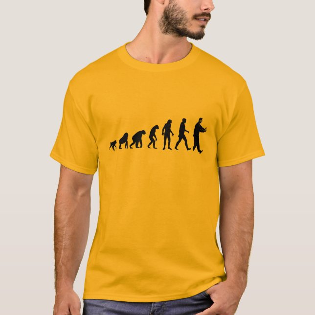 Menschliches Evolutiontai-Chi T-Shirt (Vorderseite)