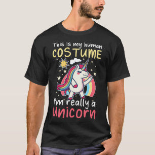 Menschliches Kostüm Ich bin ein echtes Einhorn Des T-Shirt