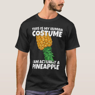 Menschliches Kostüm tatsächlich ein Ananas Swinger T-Shirt