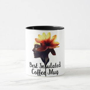 Menschliches Petal-Blume-Design einzigartig 11-Oz Tasse