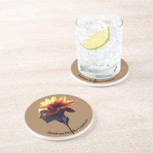 Menschliches Petal-Blume-Design einzigartig für - Getränkeuntersetzer