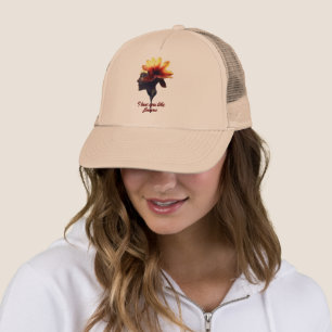 Menschliches Petal-Blume-Design einzigartig für - Truckerkappe