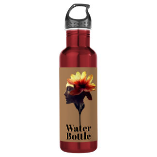 Menschliches Petal-Blume-Design einzigartig gefert Edelstahlflasche