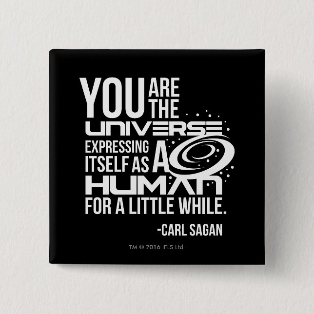 Menschliches Universum Button (Vorderseite)