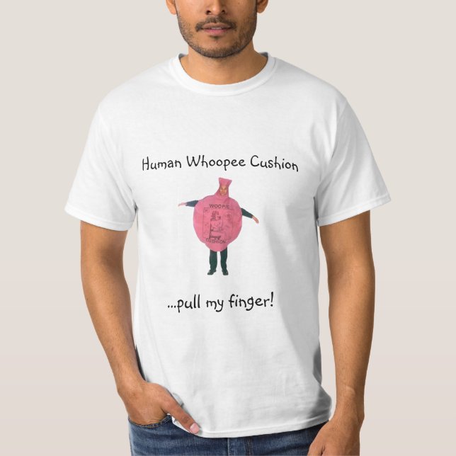 Menschliches Whoopee Kissen-T-Shirt T-Shirt (Vorderseite)