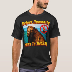 Menschlichkeit ablehnen Zurück zur Insel der Affen T-Shirt
