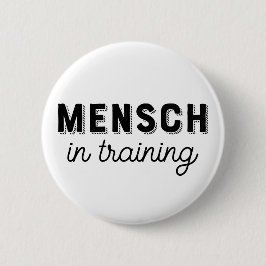 Mensh im Training Button