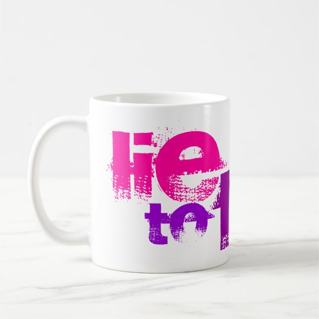Mensonge à moi tasse d'émission de TV (Gauche)