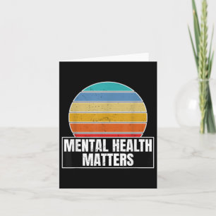Menta ist ein Geschenk für psychische Gesundheit Karte
