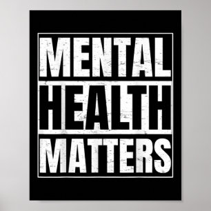 Menta ist ein Geschenk für psychische Gesundheit Poster