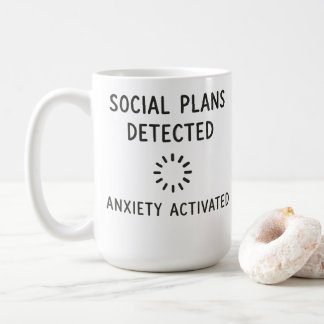 Mental bereits abgesagt , Lustiger Introvertierten Kaffeetasse
