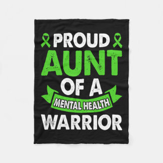 Mental Health Awareness Aunt Warrior Mental the Fleecedecke