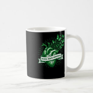 Mental Health Awareness Heart Butterfells Green St Kaffeetasse
