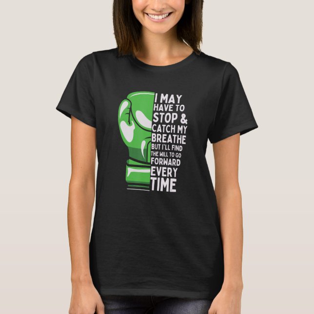 Mental Health Awareness Mental Illness Warrier T-Shirt (Vorderseite)