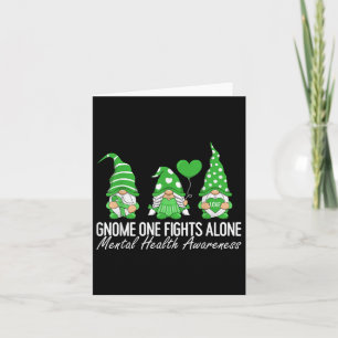 Mental Health Awareness Monat I Wear Green Ribbon Karte