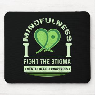 Mental Health Awareness Montag Kampf gegen das Sti Mousepad
